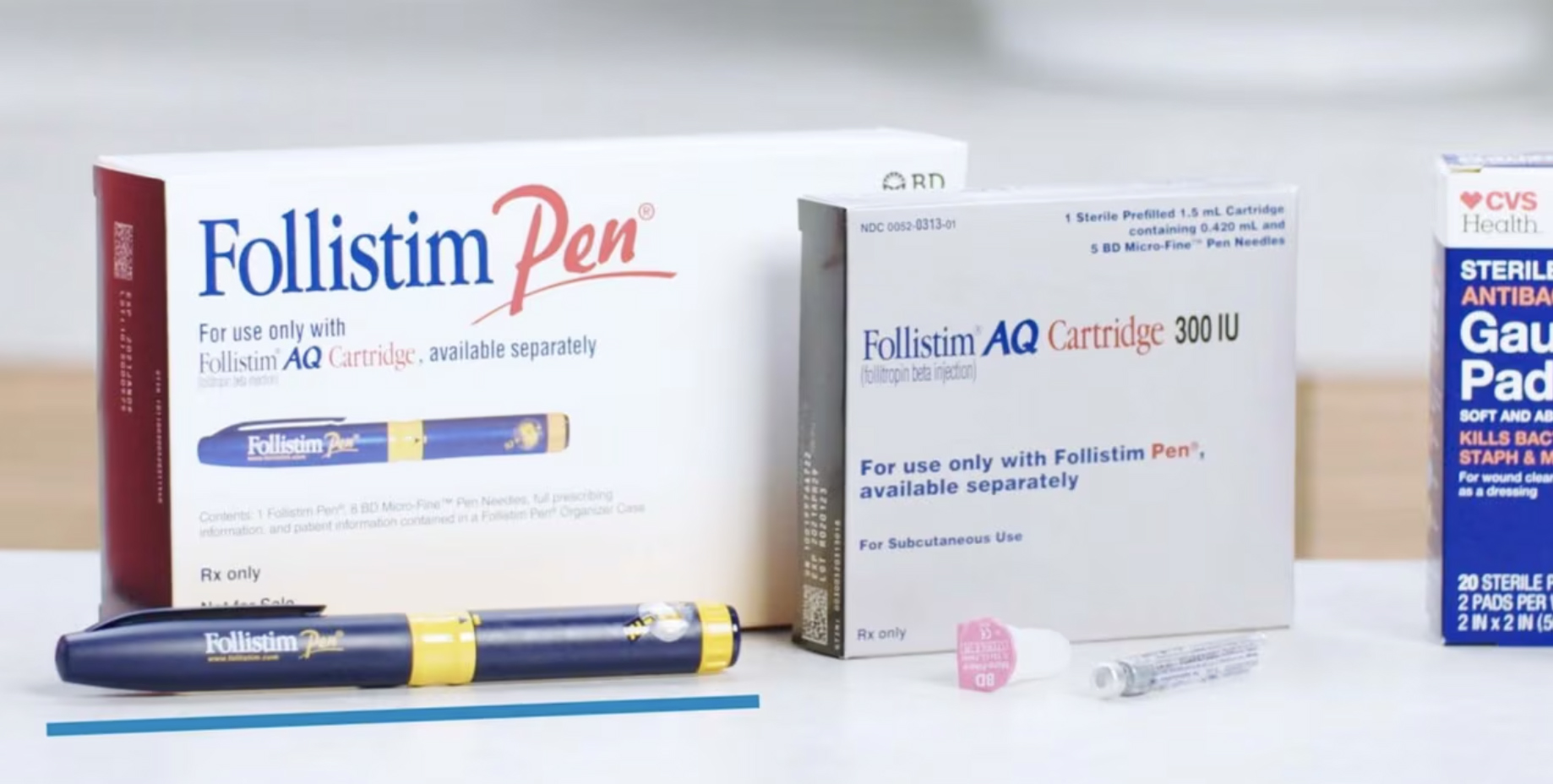 Fertility Injection Training 20 Follistim AQ Cartridge